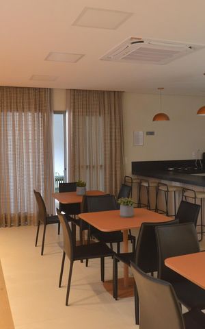Apartamento para alugar com 58m², 2 quartos e 1 vagaÁrea comum - Salão de festas