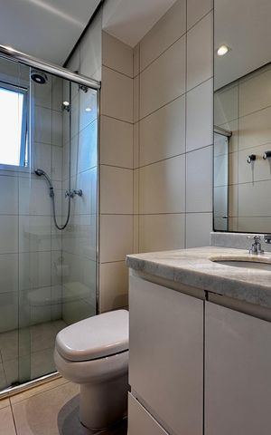 Apartamento à venda com 175m², 4 quartos e 3 vagas Apartamento à venda com 175m², 4 quartos e 3 vagasBanheiro Social