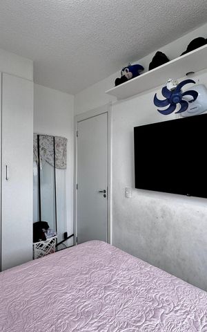 Apartamento à venda com 34m², 2 quartos e sem vaga Apartamento à venda com 34m², 2 quartos e sem vagaQuarto 1