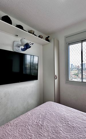 Apartamento à venda com 34m², 2 quartos e sem vaga Apartamento à venda com 34m², 2 quartos e sem vagaQuarto 1