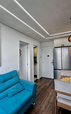 Apartamento à venda com 34m², 2 quartos e sem vaga Apartamento à venda com 34m², 2 quartos e sem vagaSala