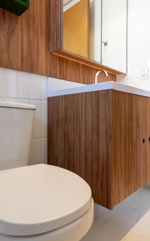 Apartamento à venda com 120m², 3 quartos e 2 vagas Apartamento à venda com 120m², 3 quartos e 2 vagasBanheiro da Suíte 1