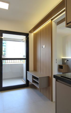 Studio para alugar com 26m², 1 quarto e sem vagaSala/Cozinha