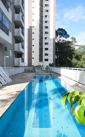 Apartamento à venda com 38m², 1 quarto e 1 vagaPiscina