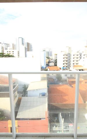 Apartamento para alugar com 20m², 1 quarto e 1 vaga Apartamento para alugar com 20m², 1 quarto e 1 vagaVaranda