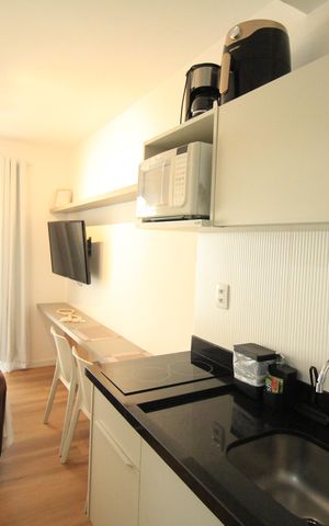 Apartamento para alugar com 20m², 1 quarto e 1 vaga Apartamento para alugar com 20m², 1 quarto e 1 vagaStudio