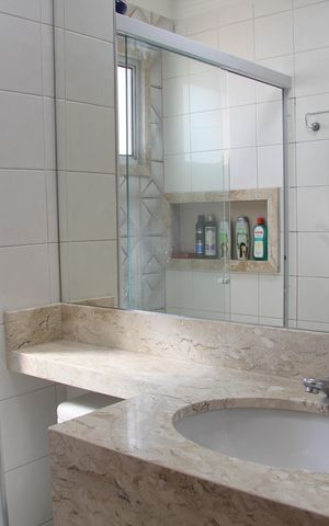 Apartamento à venda com 70m², 2 quartos e 1 vagaBanheiro Social