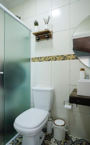 Apartamento à venda com 307m², 3 quartos e 3 vagasBanheiro varanda gourmet