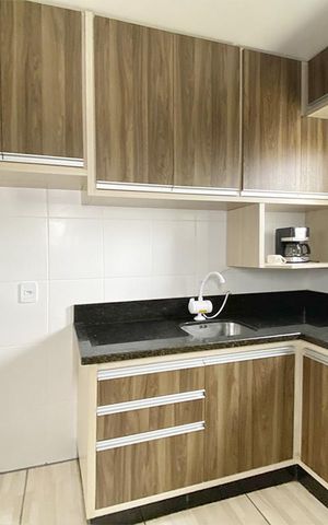 Apartamento à venda com 58m², 2 quartos e 1 vagaCozinha