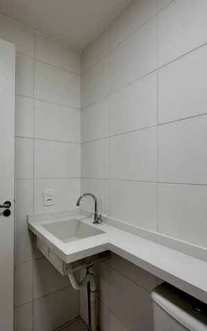 Apartamento à venda com 27m², 1 quarto e sem vaga Apartamento à venda com 27m², 1 quarto e sem vagaBanheiro Suíte