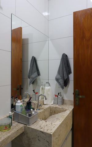 Apartamento à venda com 59m², 2 quartos e 1 vagaBanheiro Social