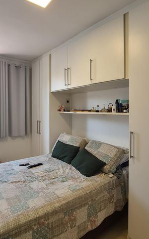 Casa de condomínio à venda com 110m², 3 quartos e 2 vagasQuarto 1 ( Suíte )
