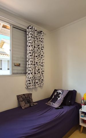 Casa de condomínio à venda com 110m², 3 quartos e 2 vagasQuarto 2