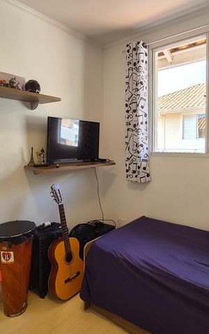 Casa de condomínio à venda com 110m², 3 quartos e 2 vagasQuarto 2