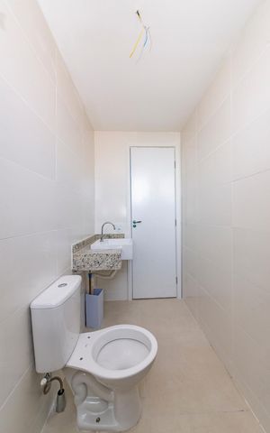 Apartamento para alugar com 60m², 2 quartos e 2 vagasBanheiro da Suíte