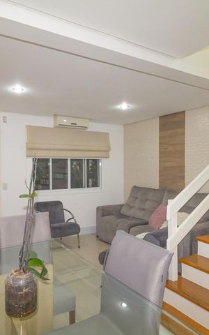 Casa de condomínio à venda com 88m², 3 quartos e 2 vagas Casa de condomínio à venda com 88m², 3 quartos e 2 vagasSala