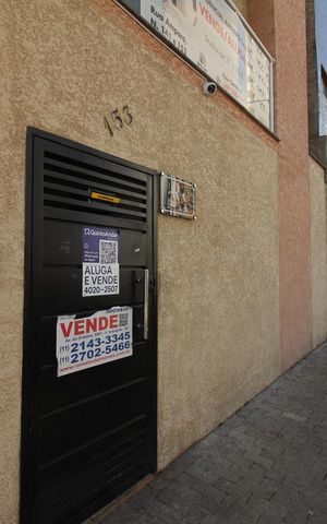 Studio para alugar com 35m², 1 quarto e sem vagaFachada e placa