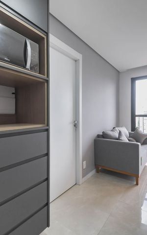 Apartamento para alugar com 26m², 1 quarto e sem vagaSala/Cozinha