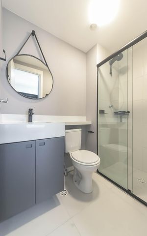 Apartamento para alugar com 26m², 1 quarto e sem vagaBanheiro