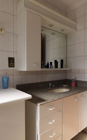 Apartamento para alugar com 107m², 2 quartos e 1 vagaBanheiro