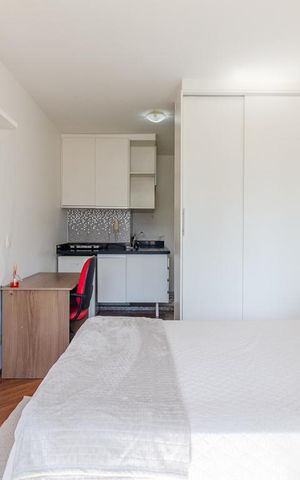 Studio para alugar com 30m², 1 quarto e 1 vagaStudio