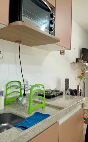 Studio à venda com 28m², 1 quarto e sem vagaCozinha