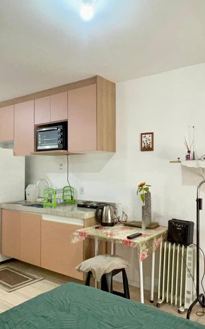 Studio à venda com 28m², 1 quarto e sem vagaStudio
