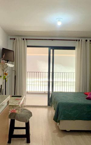 Studio à venda com 28m², 1 quarto e sem vagaCozinha