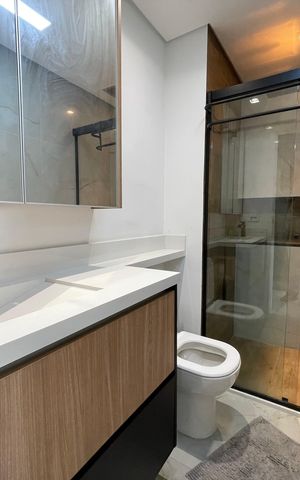 Studio à venda com 36m², 1 quarto e 1 vaga Studio à venda com 36m², 1 quarto e 1 vagaBanheiro