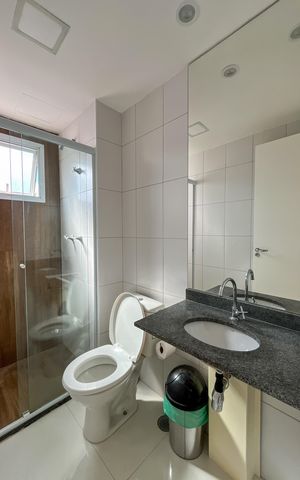 Apartamento para alugar com 49m², 2 quartos e 1 vaga Apartamento para alugar com 49m², 2 quartos e 1 vagaBanheiro