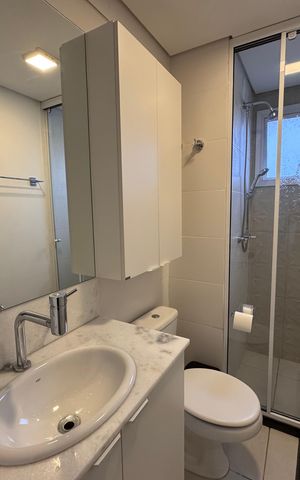 Apartamento à venda com 73m², 2 quartos e 2 vagasBanheiro do Quarto 1