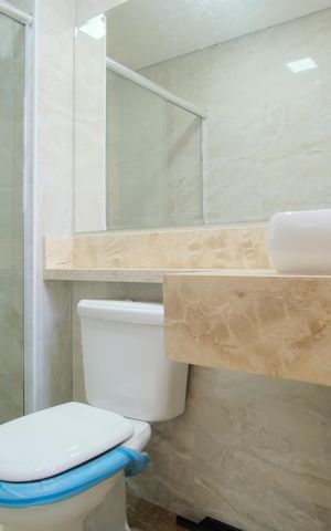 Apartamento para alugar com 82m², 2 quartos e 2 vagasBanheiro da Suíte