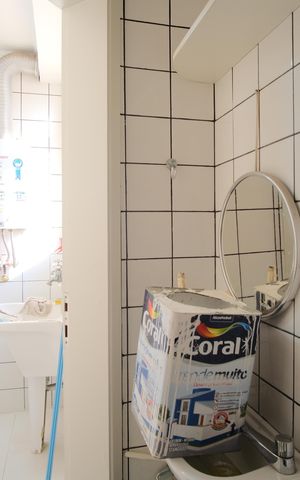 Apartamento para alugar com 82m², 2 quartos e 2 vagasBanheiro de serviço