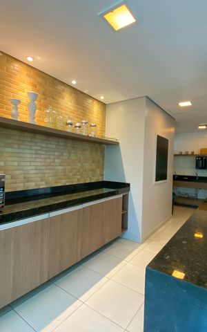 Apartamento para alugar com 73m², 2 quartos e 1 vagaÁrea comum - Salão gourmet