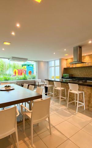 Apartamento para alugar com 73m², 2 quartos e 1 vagaÁrea comum - Salão gourmet