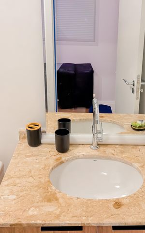 Apartamento à venda com 27m², 1 quarto e sem vaga Apartamento à venda com 27m², 1 quarto e sem vagaBanheiro da Suíte