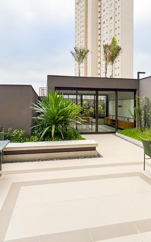 Apartamento à venda com 27m², 1 quarto e sem vaga Apartamento à venda com 27m², 1 quarto e sem vagaLounge Externo