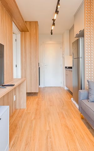 Apartamento à venda com 27m², 1 quarto e sem vaga Apartamento à venda com 27m², 1 quarto e sem vagaSala