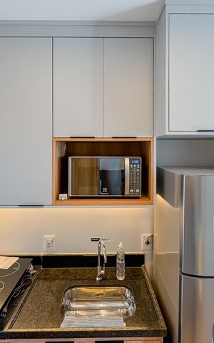 Apartamento à venda com 27m², 1 quarto e sem vaga Apartamento à venda com 27m², 1 quarto e sem vagaCozinha