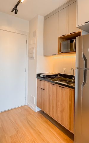 Apartamento à venda com 27m², 1 quarto e sem vaga Apartamento à venda com 27m², 1 quarto e sem vagaCozinha