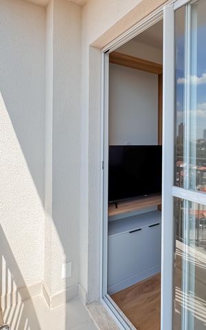 Apartamento à venda com 27m², 1 quarto e sem vaga Apartamento à venda com 27m², 1 quarto e sem vagaVaranda