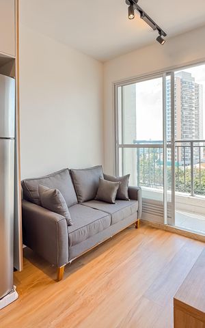 Apartamento à venda com 27m², 1 quarto e sem vaga Apartamento à venda com 27m², 1 quarto e sem vagaSala