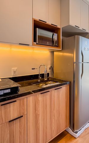 Apartamento à venda com 27m², 1 quarto e sem vaga Apartamento à venda com 27m², 1 quarto e sem vagaCozinha