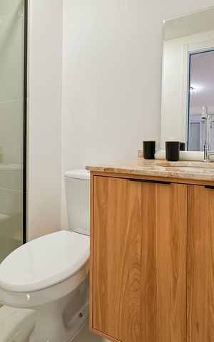 Apartamento à venda com 27m², 1 quarto e sem vaga Apartamento à venda com 27m², 1 quarto e sem vagaBanheiro da Suíte