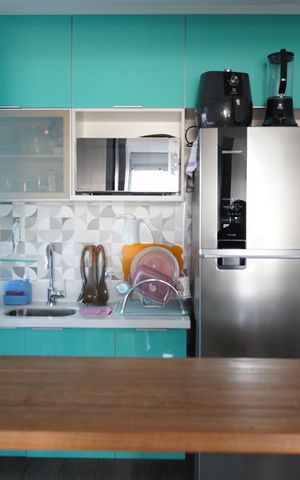 Apartamento à venda com 65m², 2 quartos e 1 vagaCozinha 