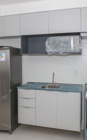 Apartamento à venda com 31m², 1 quarto e sem vaga Apartamento à venda com 31m², 1 quarto e sem vagaSala e Cozinha