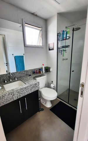 Apartamento à venda com 87m², 2 quartos e 2 vagas Apartamento à venda com 87m², 2 quartos e 2 vagasBanheiro 2