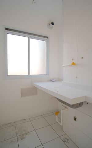 Apartamento à venda com 44m², 2 quartos e 1 vagaCozinha e Área de Serviço