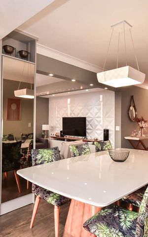 Apartamento para alugar com 104m², 3 quartos e 2 vagas Apartamento para alugar com 104m², 3 quartos e 2 vagasSala de Jantar