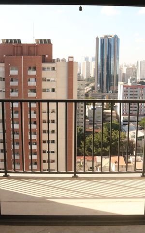Studio à venda com 27m², 1 quarto e sem vagaVaranda